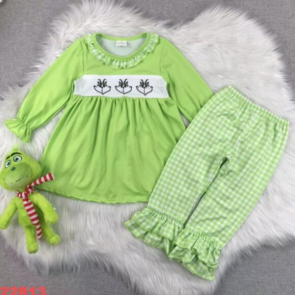 Other - Dr Seuss Grinch Stole Christmas Girls Pajamas Set